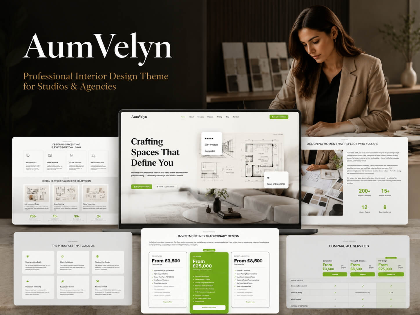 Velyn - 室内设计与建筑 WordPress 主题